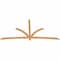 Ekena Millwork Davenport Timber Gable Bracket, Western Red Cedar, 108"W x 54"H x 1 1/2"D x 3 1/2"F, 12/12 Pitch GBW108X54X0204DAV00SWR - alternate 5